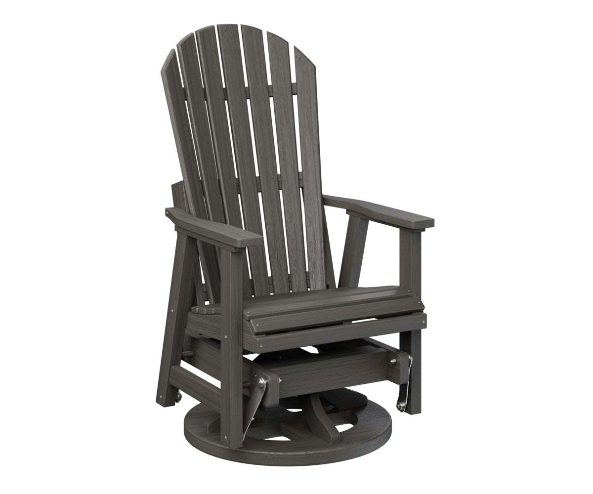 Berlin Gardens Comfo Back Swivel Glider - Outdoor Patio Rocking Chair with Smooth 360° Rotation, Weather-Resistant for Garden, Deck, Porch & Poolside Relaxation