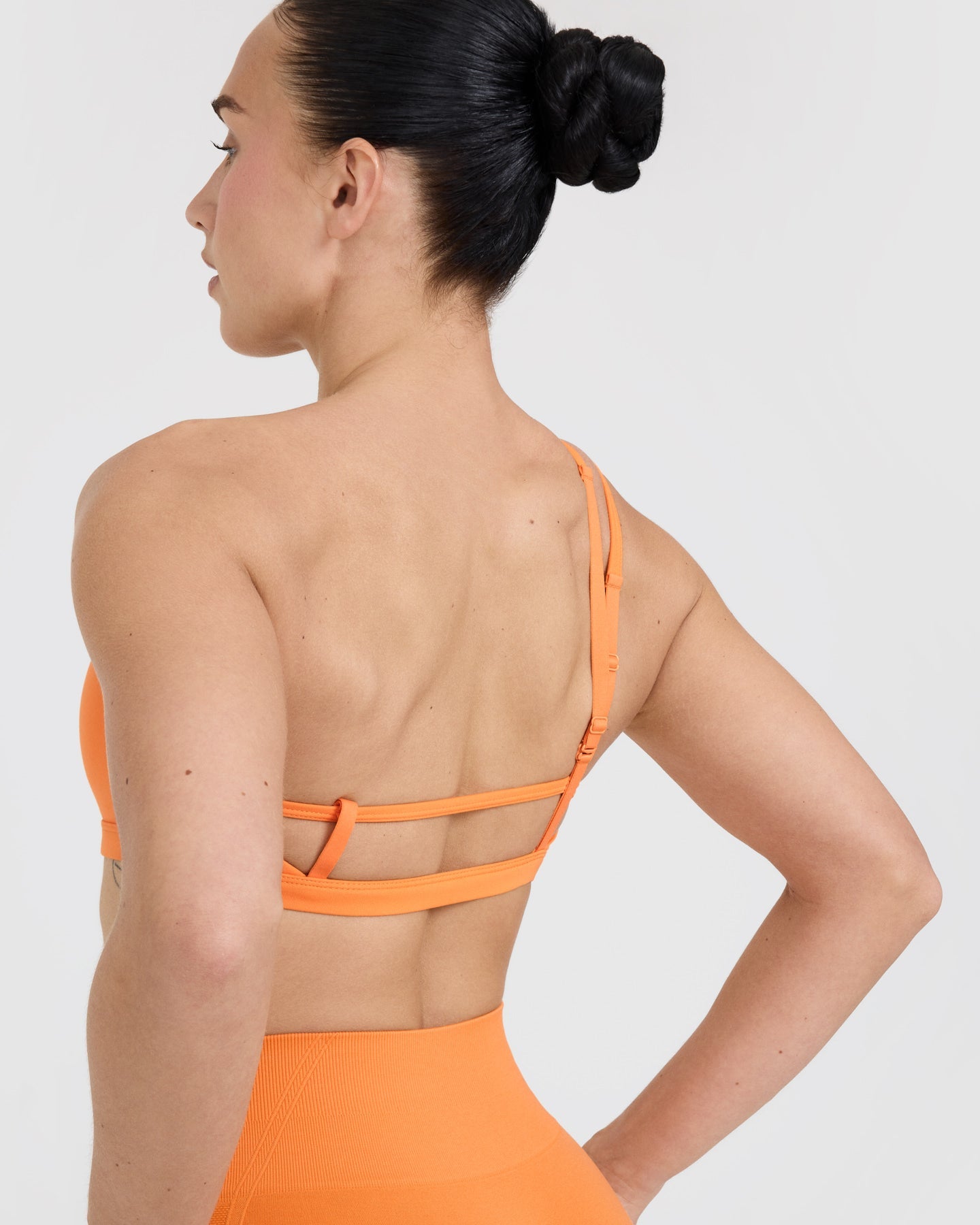 Timeless Strappy Bralette in Apricot Orange | Comfortable Wireless Bra for Women | Perfect for Yoga, Lounge & Everyday Wear