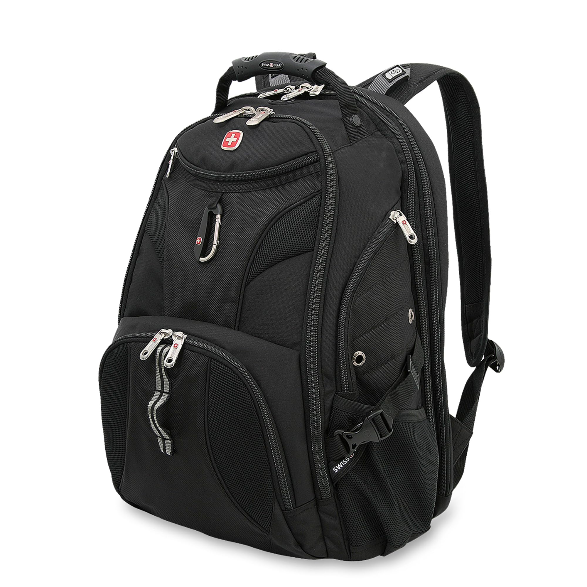 SwissGear 1900 Scansmart TSA Approved 17 Inch Laptop Backpack for Business Travel & Work - Black, Fits Up to 19 Inch Laptops - Perfect for Airports, Commuting & Office Use