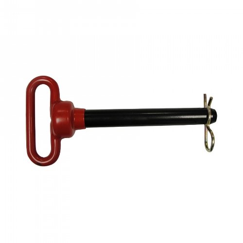 3013-1336 Red Handle Hitch Pins - Heavy Duty Trailer Hitch Lock Pin with Safety Clip - Secure Towing Accessories for Trucks, Trailers, and Farm Equipment - Perfect for Hauling, Towing, and Off-Road Use