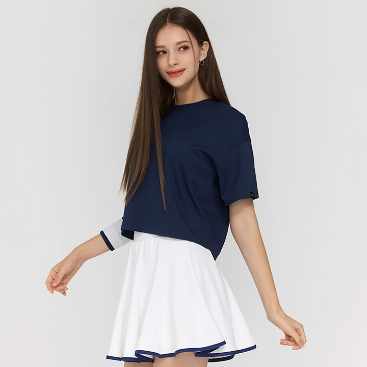 Cool Touch Basic Crop T-Shirts for Women - Soft Breathable Summer Tees - Perfect for Yoga, Gym, and Casual Wear