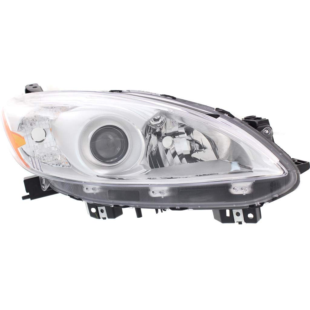Mazda 5 Headlight Assembly Passenger Side 2012-2017 | CAPA MA2519139 | CG36510K0E | Replacement for Dim/Broken Lights | Perfect for Night Driving & Foggy Conditions