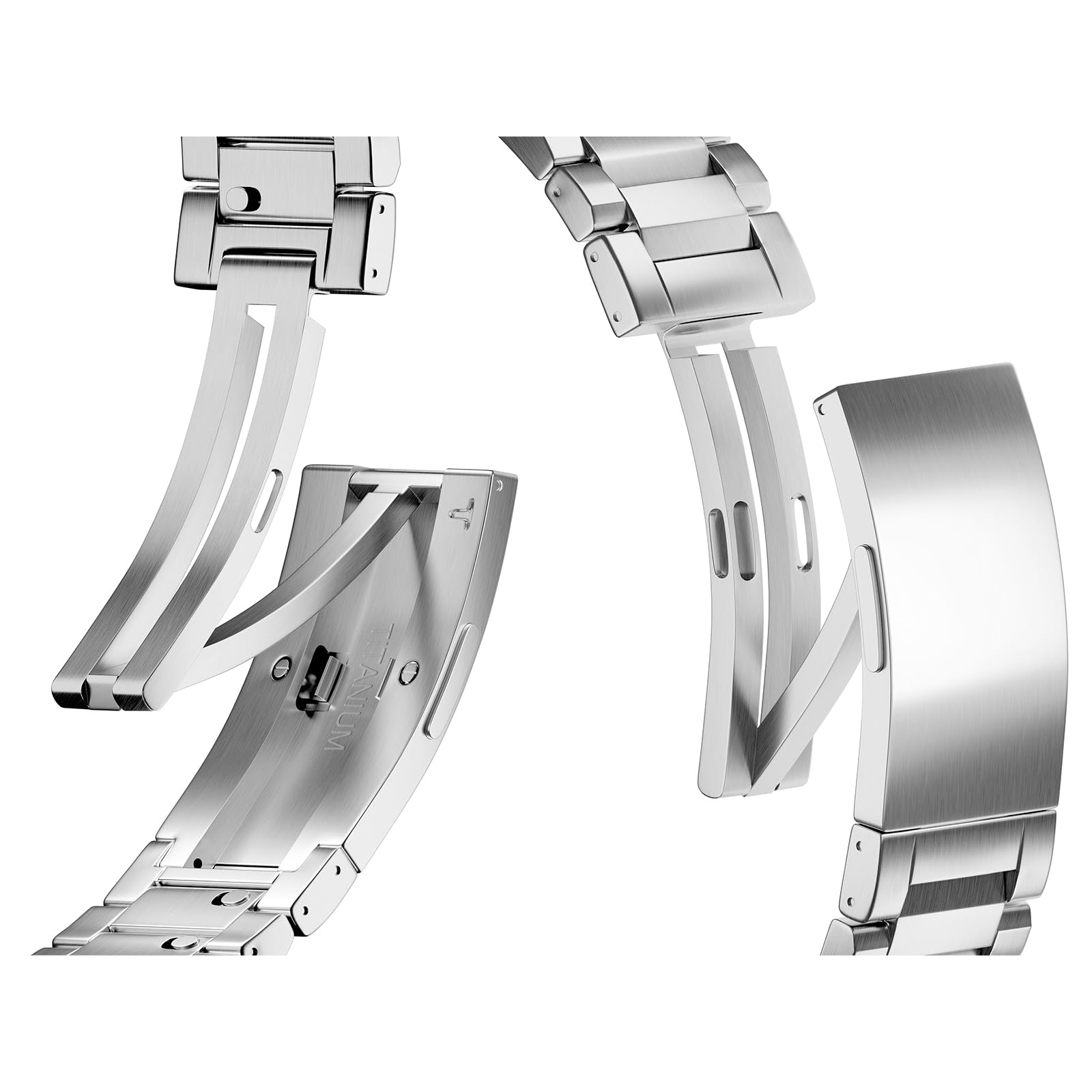 LDFAS Titanium Metal Band for Apple Watch Ultra 2 49mm & Series 10 46mm - Scratch Resistant Strap for Men - Compatible with Apple Watch 9/8 45mm - Perfect for Workouts, Outdoor Adventures & Everyday Wear