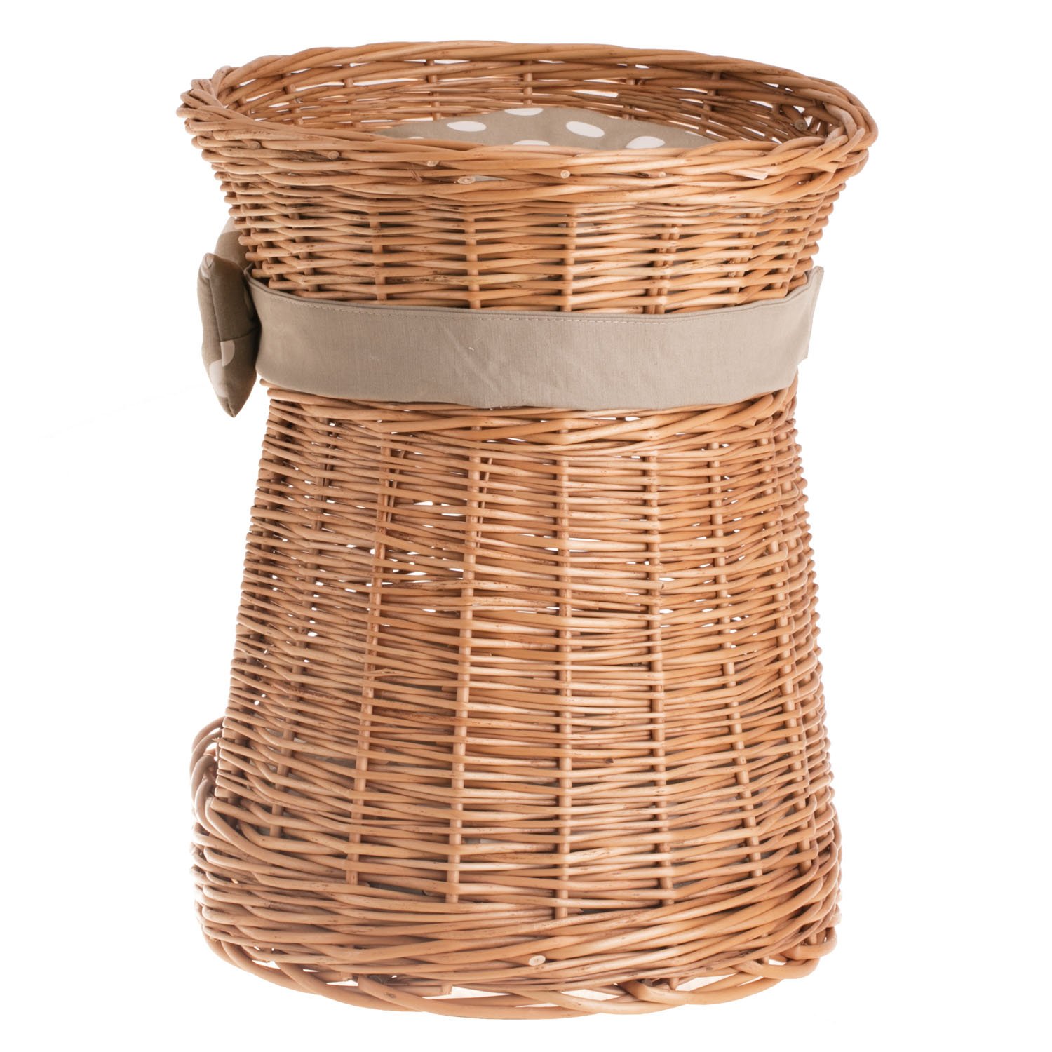 Willow Storage Basket - Natural Honey Yellow Wicker Basket - 50 x 40 x 45 cm - Perfect for Home Organization, Laundry, Toys & Blanket Storage