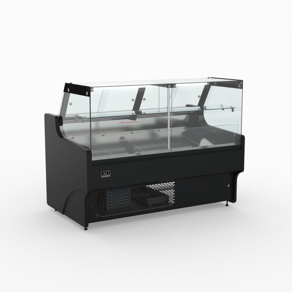 1.5 Meter Deli Showcase Glass Display Case - Commercial Refrigerated Food Display for Bakery, Deli, and Supermarket Use