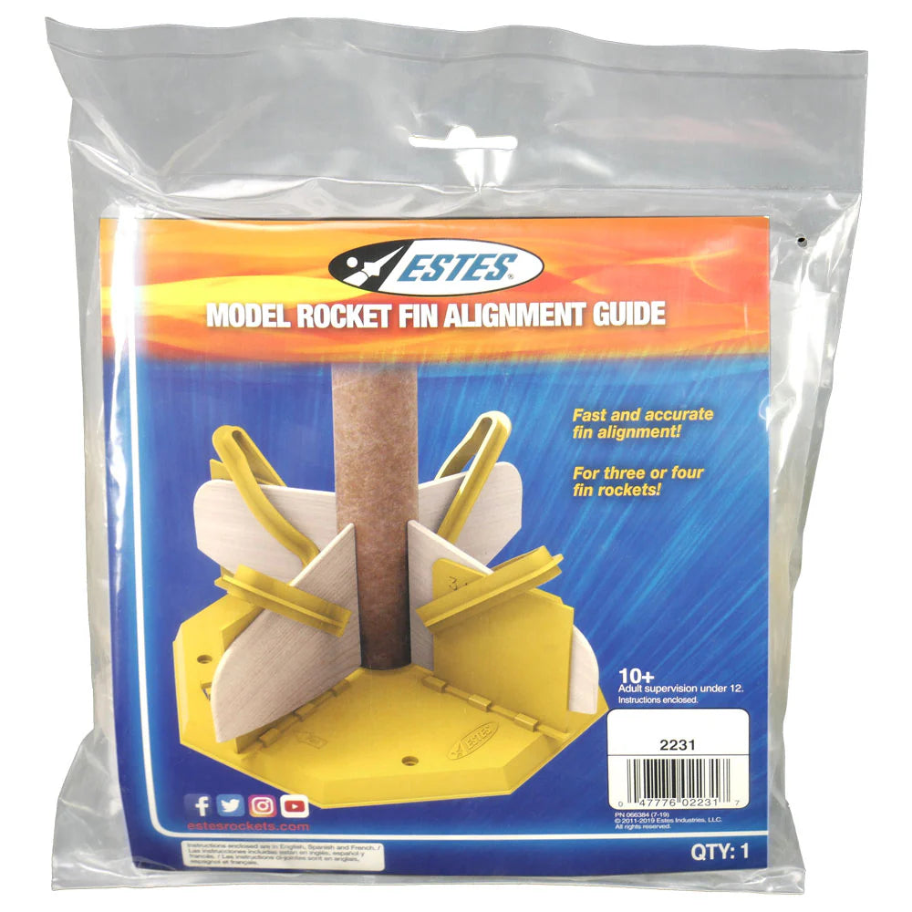 Estes Model Rocket Fin Alignment Guide (002231) - Perfect for Gluing and Aligning Fins on DIY Rocket Kits | Great for STEM Projects, Hobbyists, and School Science Experiments
