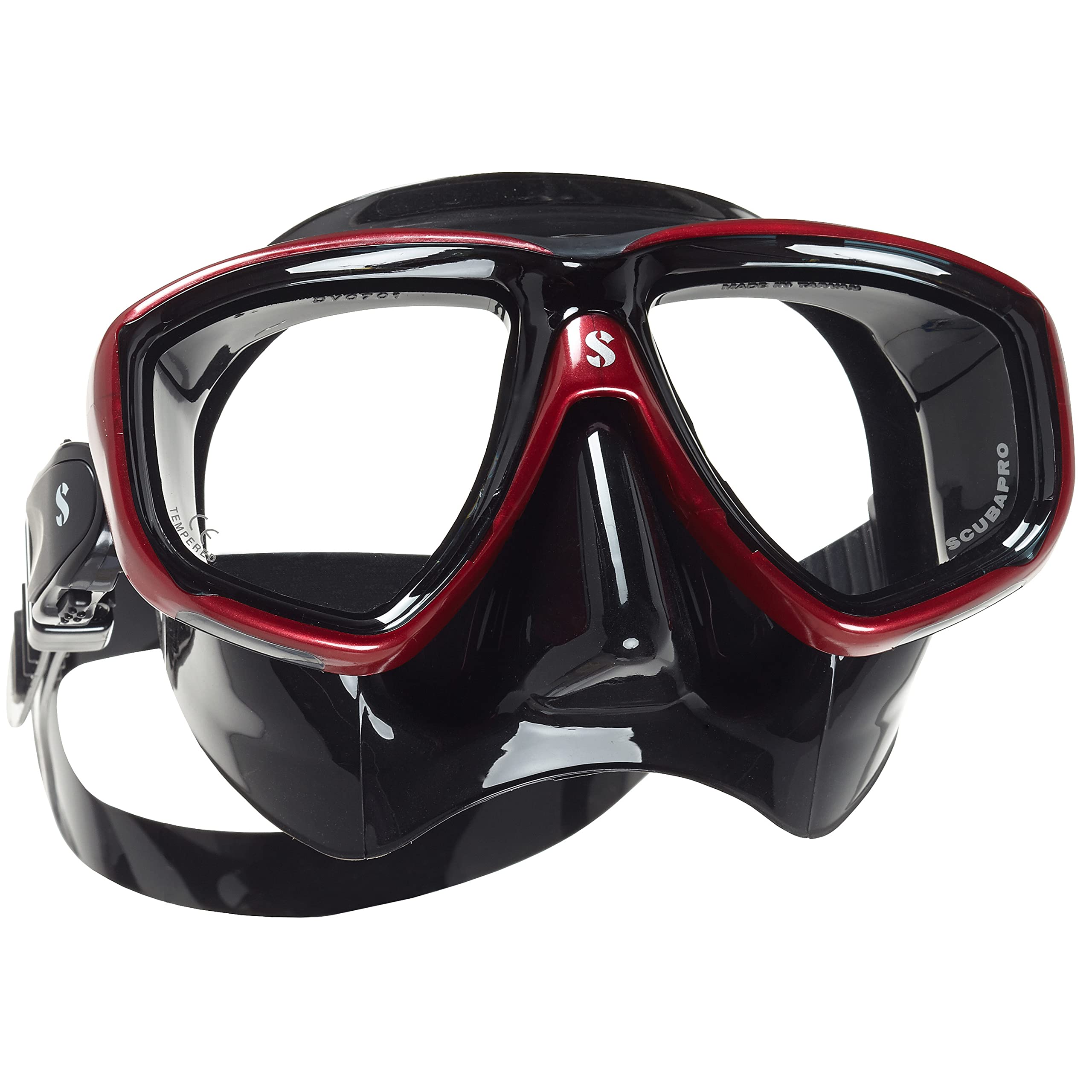 SCUBAPRO Flux Twin Dive Mask - Premium Scuba Diving Mask for Snorkeling & Spearfishing | Comfortable Silicone Skirt & Wide View Lens | Perfect for Underwater Exploration & Marine Photography