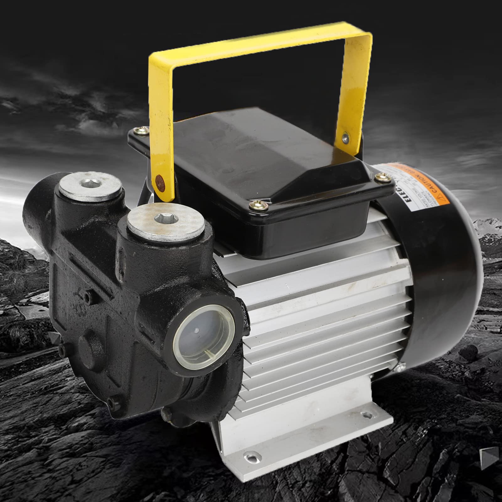 110V AC Electric Transfer Pump - 16GPM 550W Self Priming Oil Fuel Pump for Diesel, Kerosene & Biodiesel - Ideal for Home Heating, Farm Equipment & Industrial Fluid Transfer