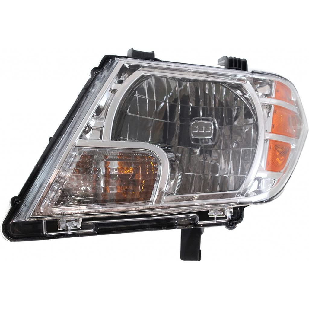 2009-2013 Nissan Frontier Driver Side Headlight Assembly - Replacement Left Headlamp Compatible with Nissan Frontier 2009 2010 2011 2012 2013 Models - Perfect for Night Driving & Off-Road Adventures