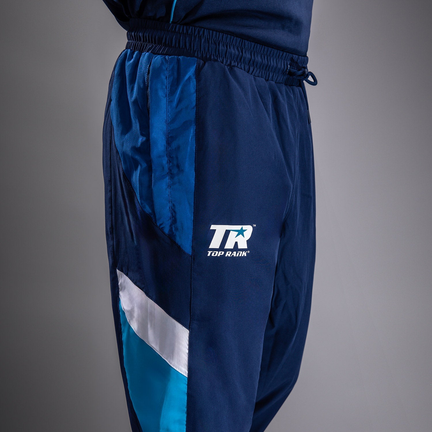 Venum x Top Rank Original Men's Tracksuit Pants - Navy Blue Athletic Joggers for Gym, Training & Casual Wear