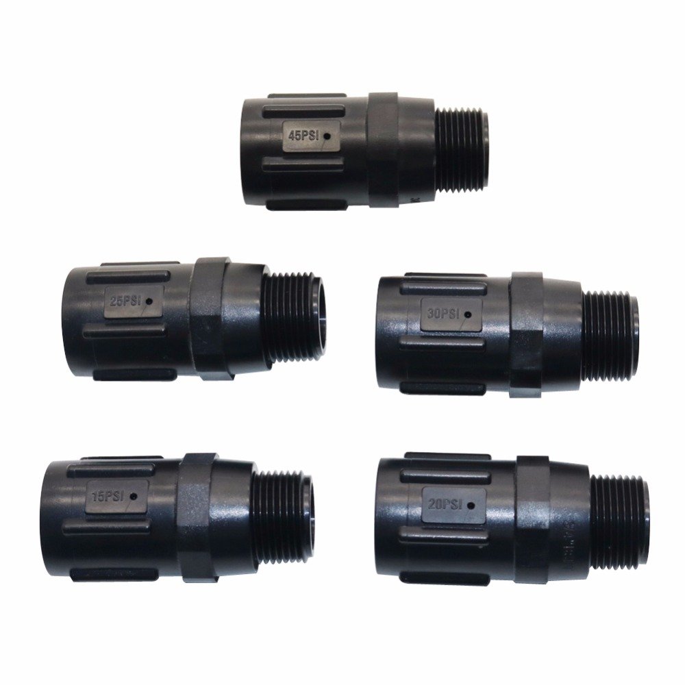GARDEN GREATHOUSE 15PSI to 45PSI Water Pressure Regulator with 3/4