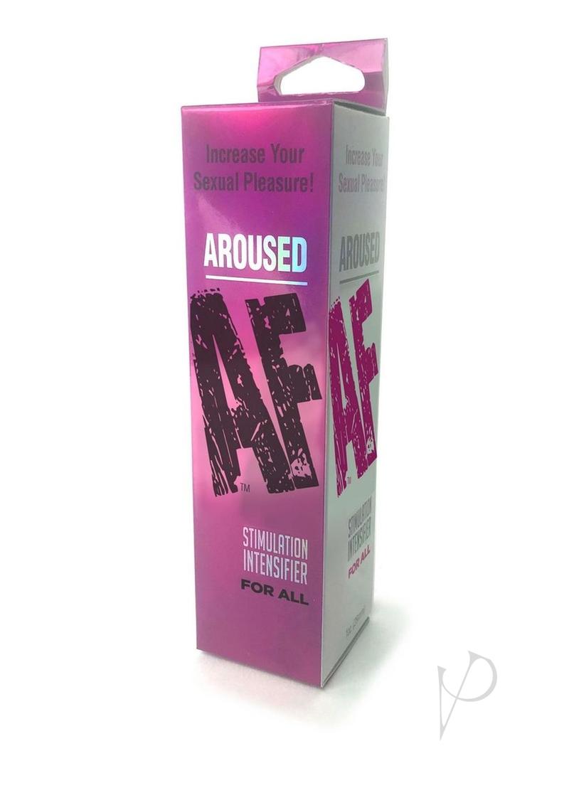 Aroused AF Stimulation Intensifier Cream for Men & Women - 1.5oz Sensual Massage Lotion for Couples Intimacy & Romantic Nights
