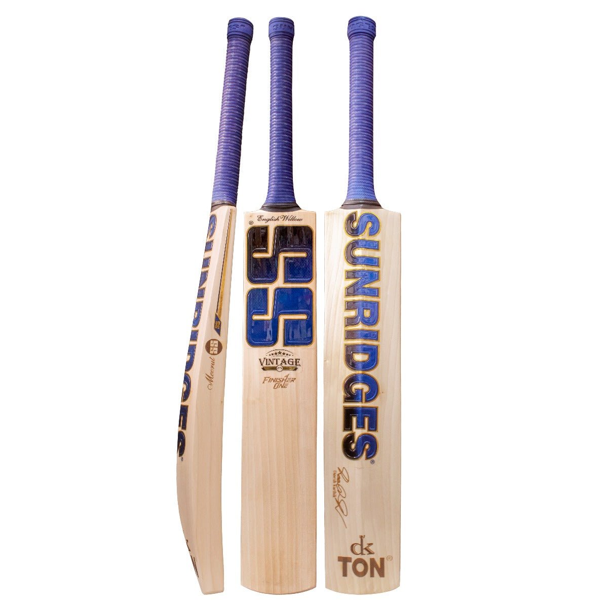 SS DK Finisher One Player Cricket Bat - Short Handle for Youth & Adults - Perfect for Training, Matches & Backyard Cricket Games