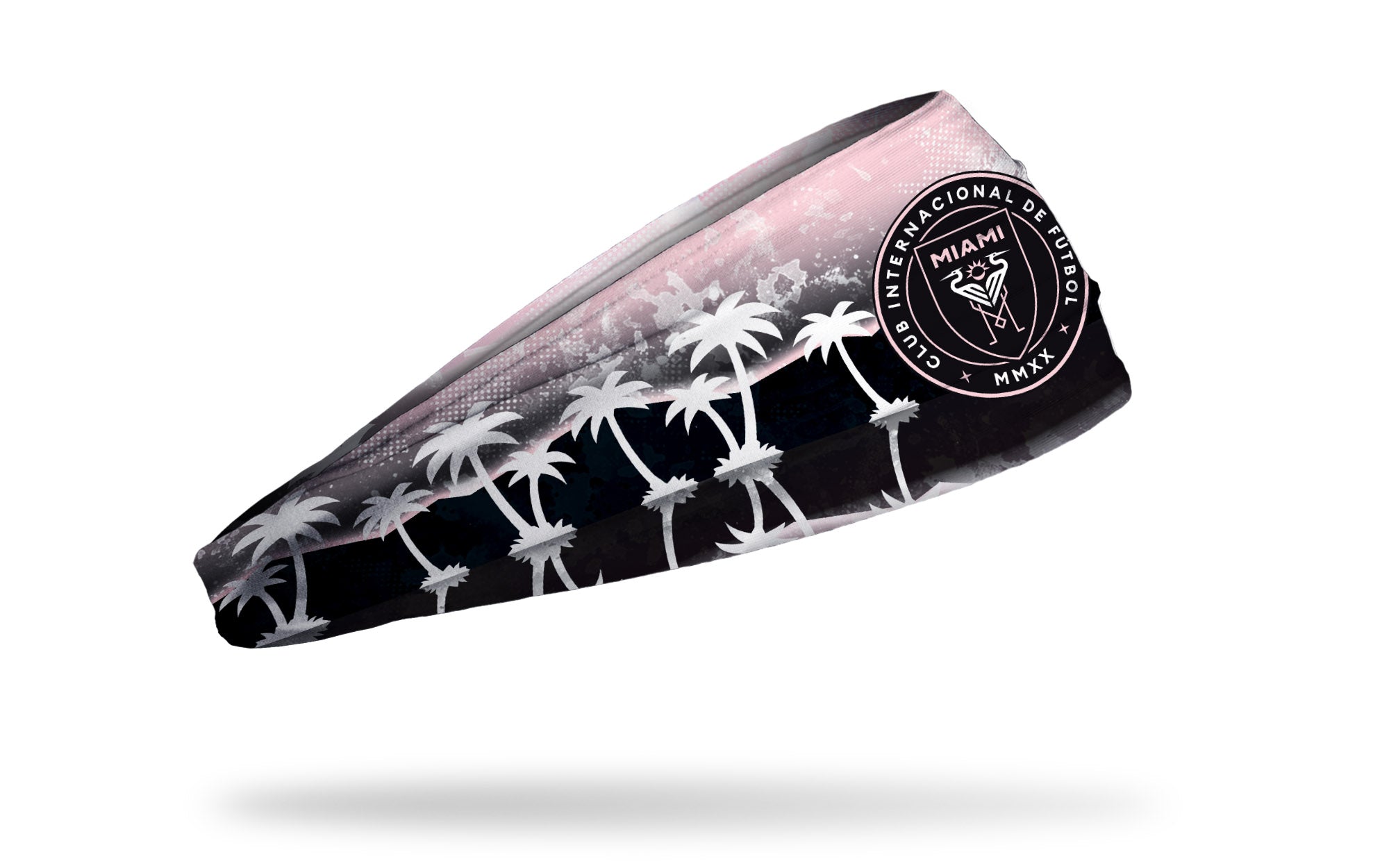 Inter Miami CF Big Bang Lite Headband - Moisture Wicking Sports Headband for Soccer, Running & Workouts - Stay Cool & Dry During Training & Matches