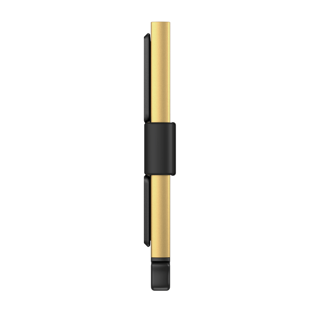 18K Gold Luxury Card Holder - Slim RFID Blocking Credit Card Wallet for Men & Women - Perfect for Business, Travel, and Everyday Use