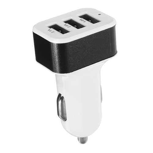 Bakeey 3-Port USB Car Charger 2.1A Fast Charging Adapter for iPhone X/8/8 Plus, Samsung S8/S7, Xiaomi Mi5/Mi6 - Perfect for Road Trips & Daily Commute