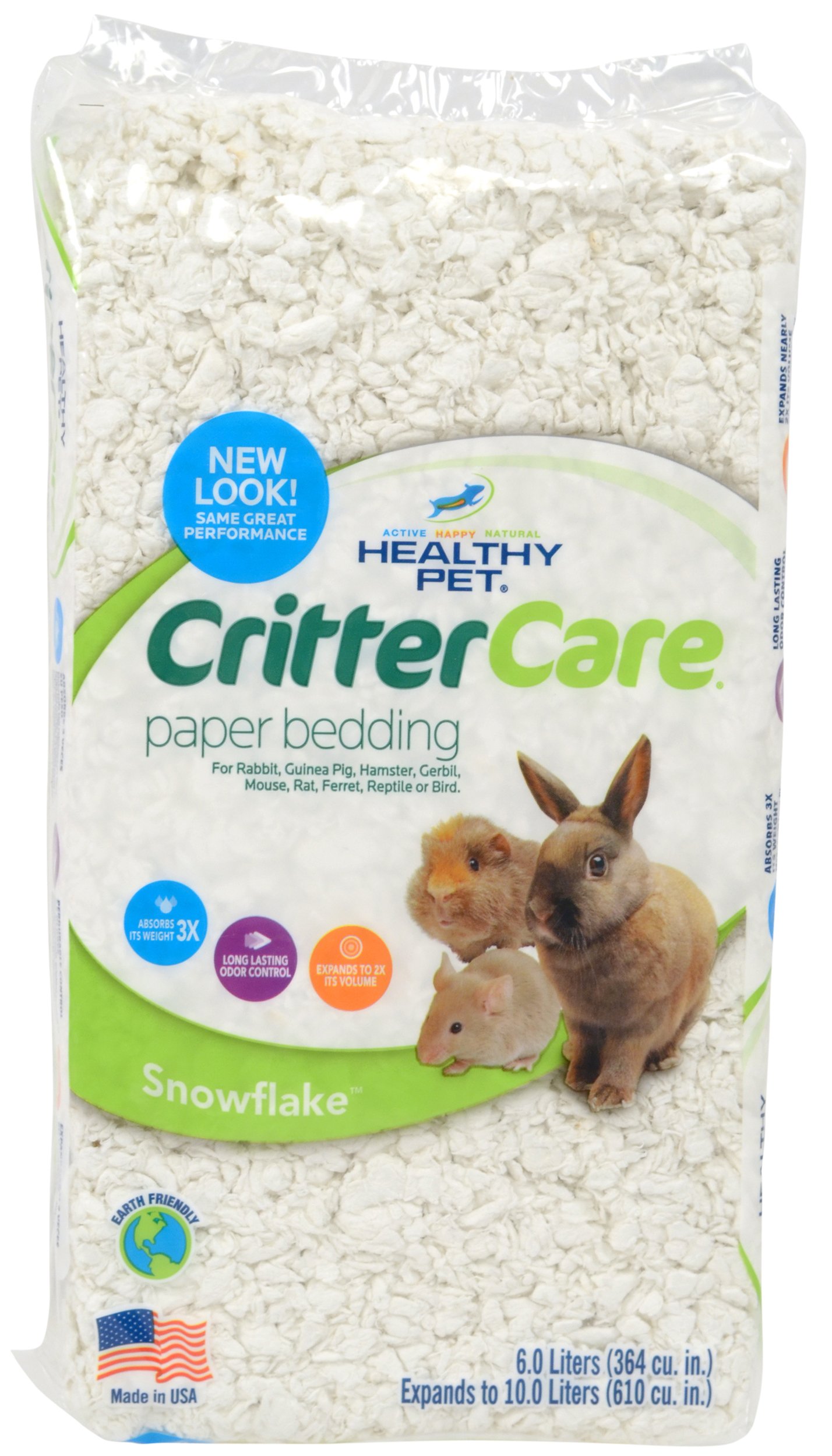 Critter Care Ultra Bedding - Super Soft & Absorbent Small Animal Bedding for Hamsters, Guinea Pigs & Rabbits | Odor Control & Dust-Free | Perfect for Cages, Habitats & Nesting Areas