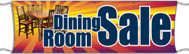 Large Outdoor Banner for Dining Room Sale - Perfect for Restaurant Promotions, Events, and Clearance Sales