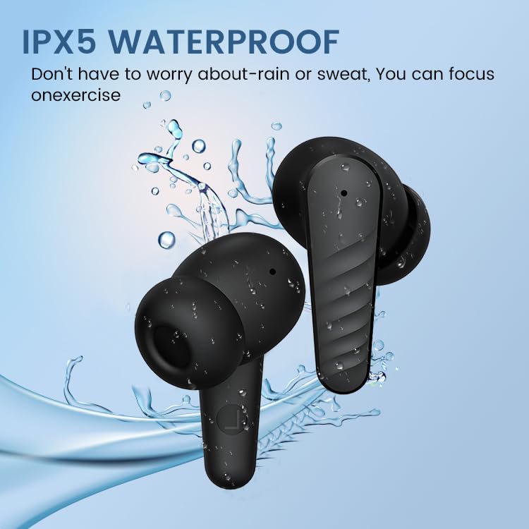 Samsung Galaxy Wireless Earbuds S24/S23/S22/S21/S20 FE/A Series - Bluetooth 5.3 In-Ear Headphones with Deep Bass, 4 ENC Noise Cancelling Mic, 30H Playtime, USB-C Charging (Black) - Perfect for Gym, Commuting & Work Calls