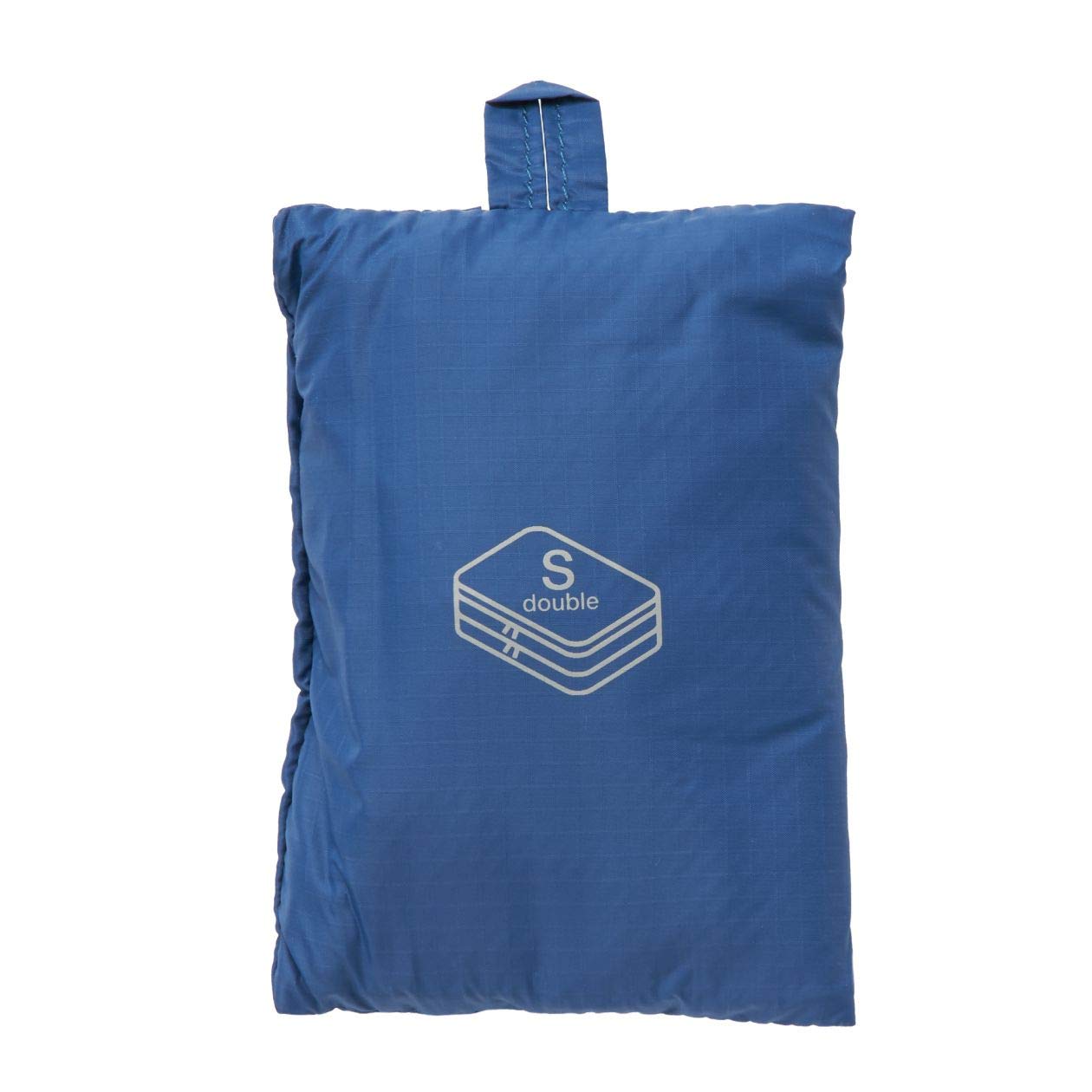 MUJI Double Small Blue Packing Cube - Travel Organizer for Luggage & Suitcase - Perfect for Weekend Trips & Business Travel Accessories