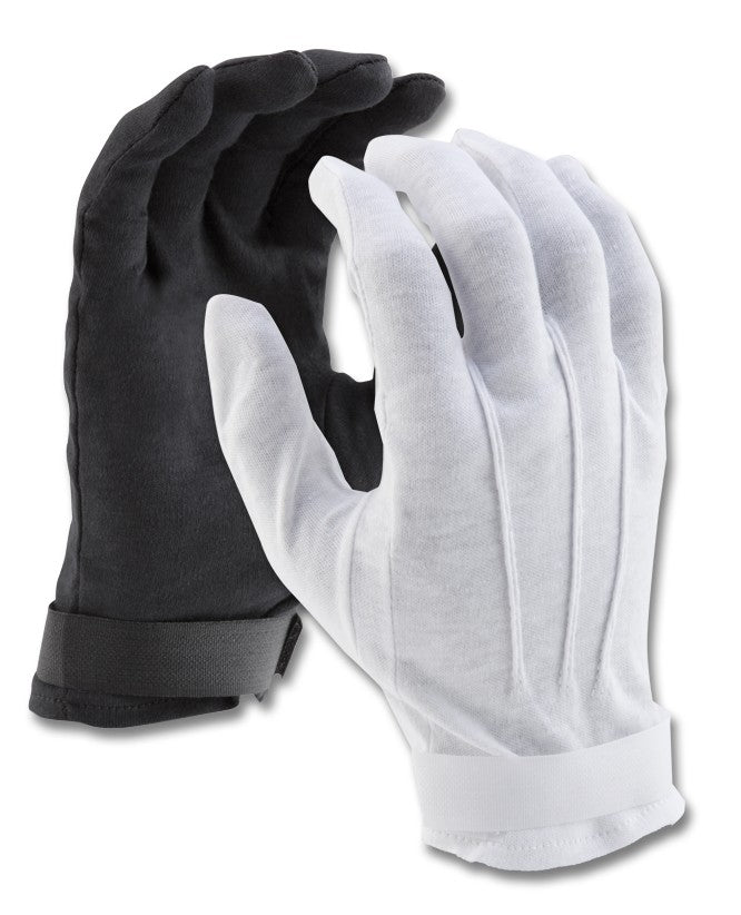 Premium Cotton Gloves with Hook & Loop Velcro Closure - Comfortable & Adjustable for Gardening, Cleaning & DIY Projects