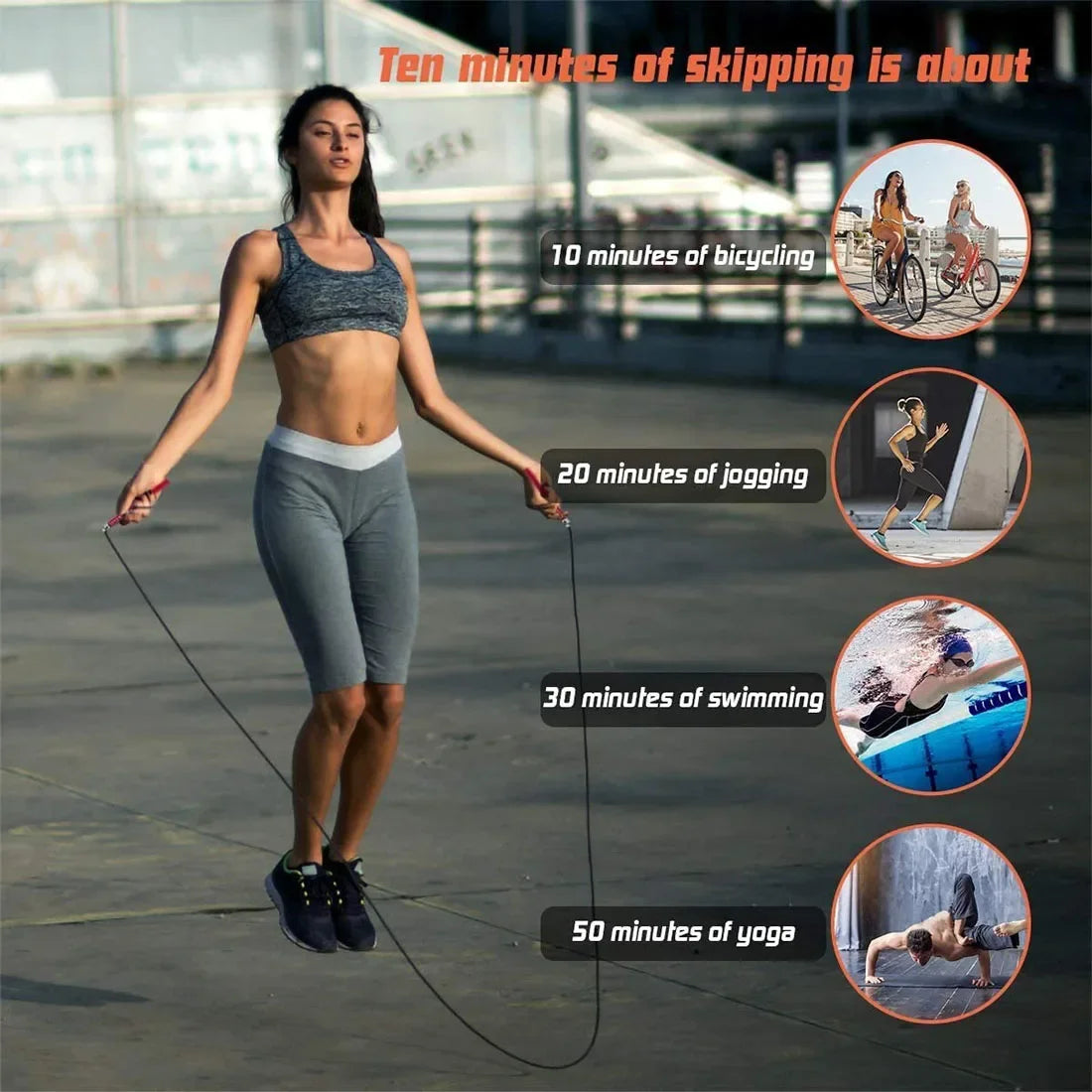 Professional Adjustable Speed Jump Rope for CrossFit, Gym & MMA Training - PVC Skipping Rope for Men & Women - Perfect for Fitness, Boxing & Home Workouts
