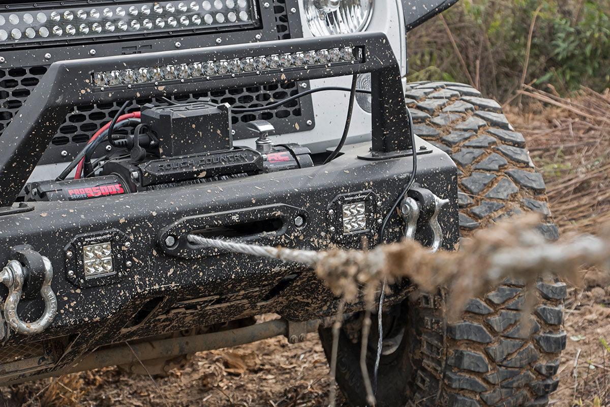 PRO9500S 9500 Lb Heavy Duty Winch with Synthetic Rope - Off-Road Recovery, Towing, and Vehicle Rescue for Trucks, Jeeps & SUVs
