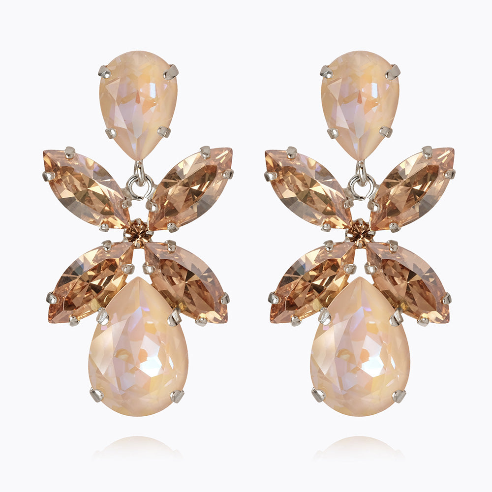 Dione Elegant Pearl Drop Earrings & Ivory Delicate Stud Earrings Set - Perfect for Weddings, Parties, and Special Occasions