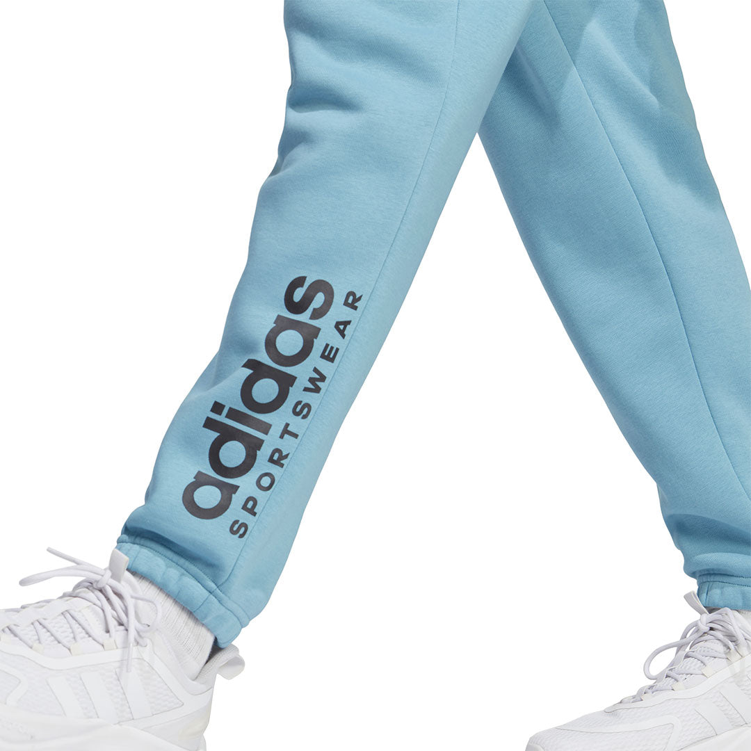 Adidas Men's All SZN Fleece Graphic Pants (IC9785) - Comfortable Winter Joggers for Running, Gym & Lounge Wear