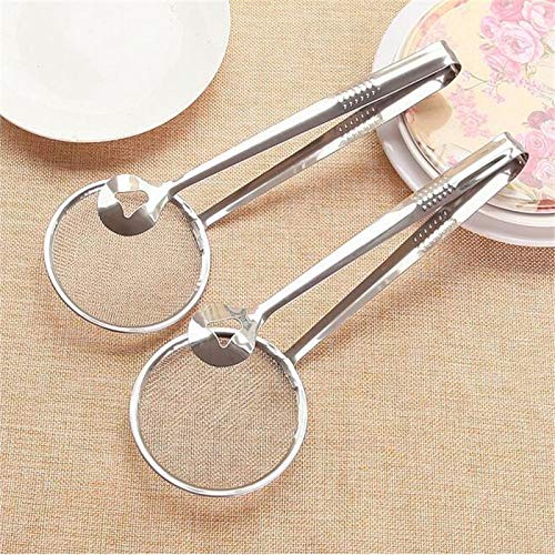 Stainless Steel Oil Scoop & Colander Strainer - Kitchen Gadget for Draining Fried Food Oil | Perfect for Frying, Cooking & Kitchen Accessories