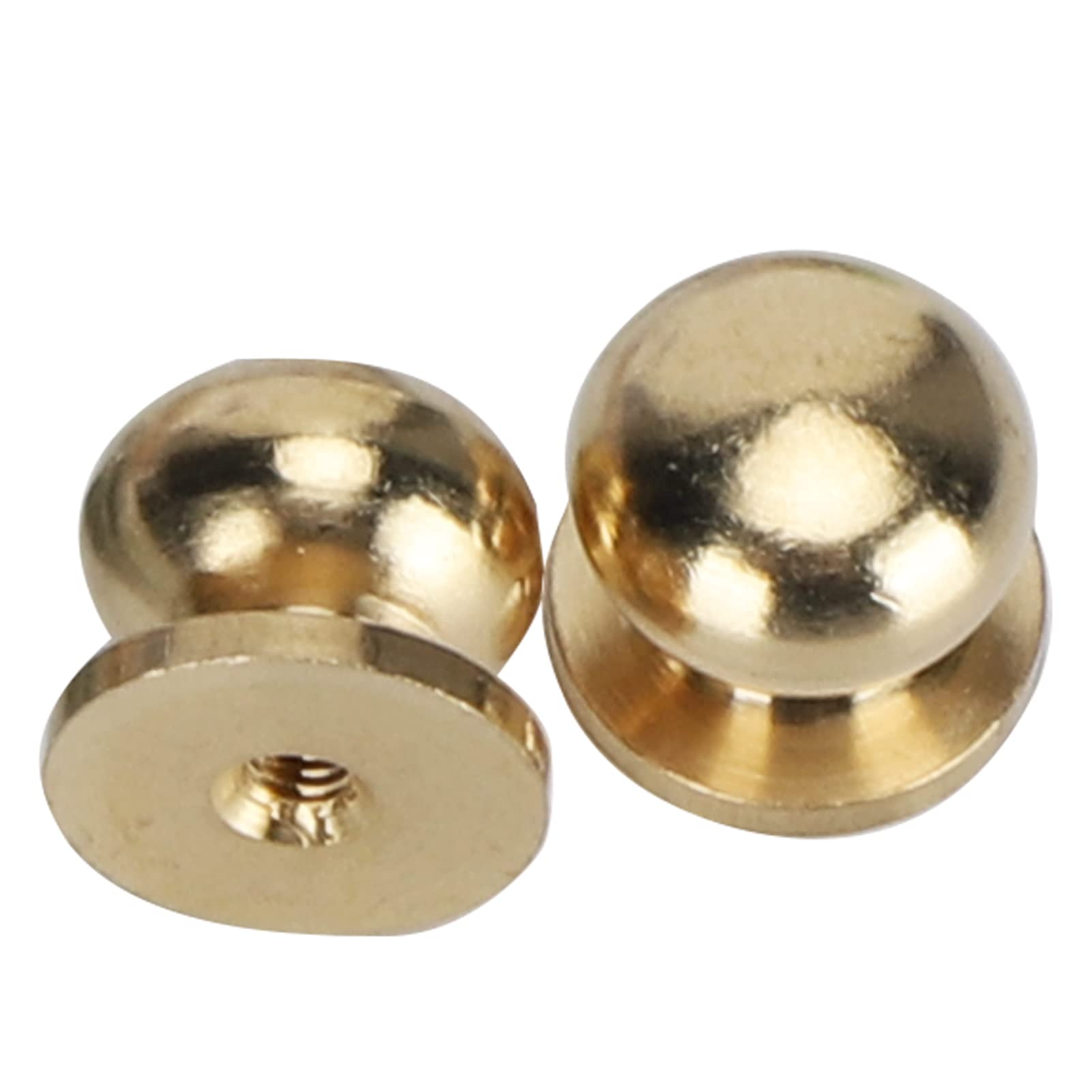 Brass Corrosion-Resistant Nail Rivet Studs - Durable Pacifier Nail Screw Set for DIY Crafts, Luggage Repair & Leather Working | Perfect for Gift Making & Home Improvement Projects