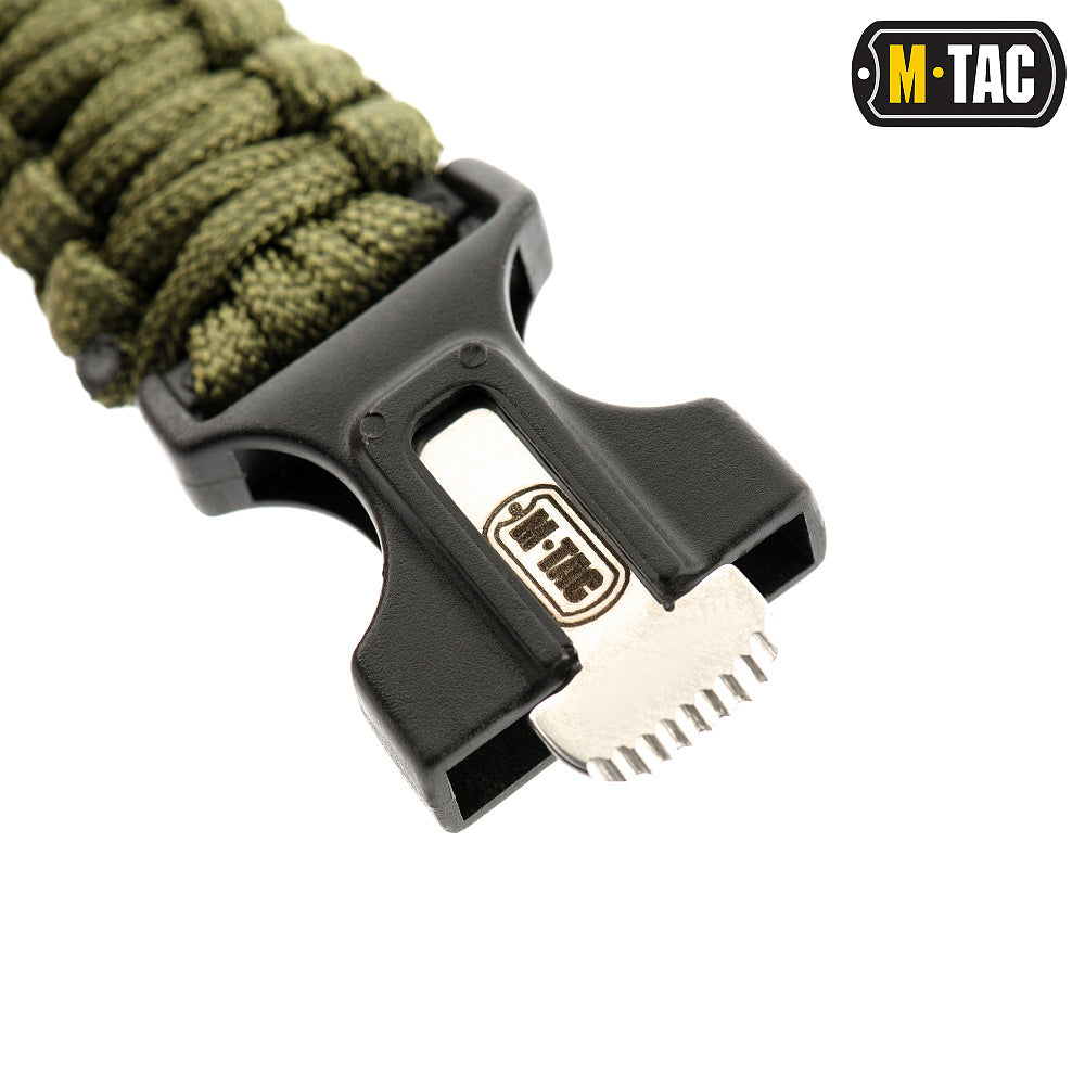 M Tac Paracord Bracelet - Survival Bracelet Kit with Compass & Fire Starter | Outdoor Emergency Gear for Hiking, Camping & Survival Situations