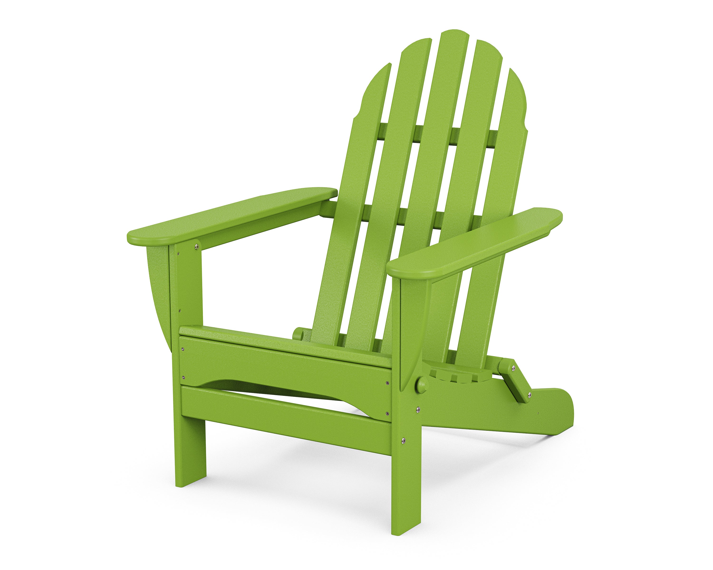 POLYWOOD Classic Folding Adirondack Chair - Outdoor Patio Furniture, Durable Recycled Plastic, Weather-Resistant (Multiple Colors) - Perfect for Backyard, Poolside, Garden & Deck Relaxation