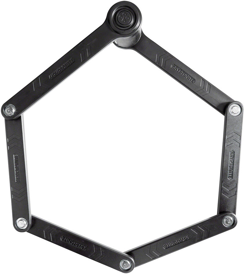 Kryptonite 510 Keeper Folding Bike Lock with Keys - Secure Bicycle, Scooter & Motorcycle - Perfect for Urban Commuting & Outdoor Adventures