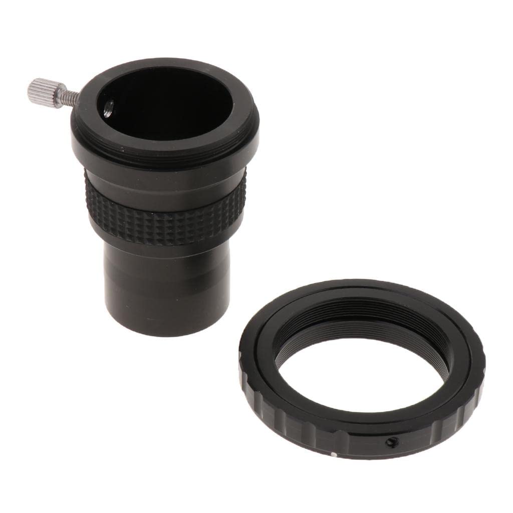 IVELECT 1.25-Inch Eyepiece Extension Tube with Nikon Camera Adapter Ring - Telescope to DSLR Connection for Astrophotography & Stargazing