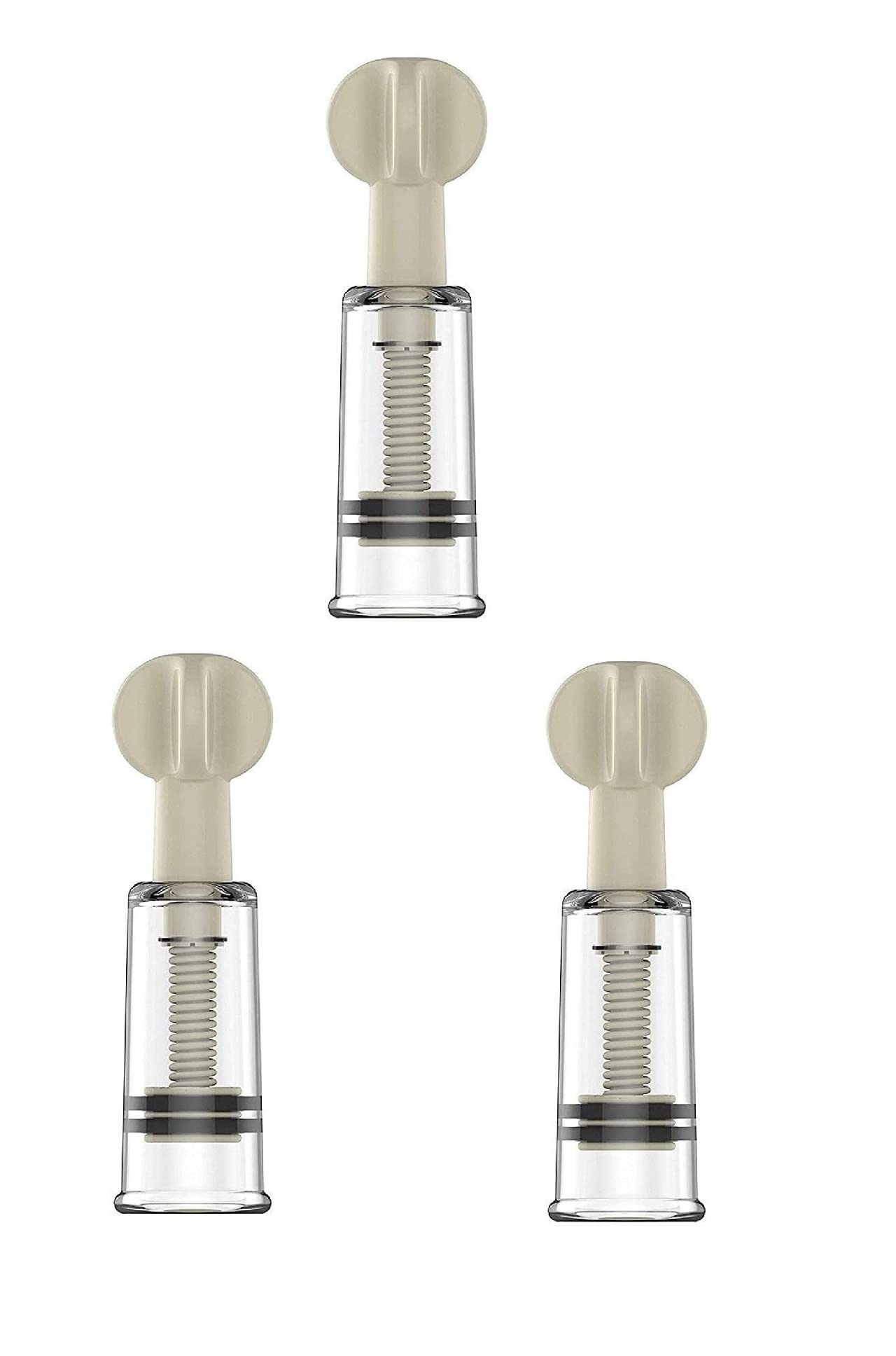 Biomagnetic Cupping Therapy Set - 3 Vacuum Twist Suction Cups for Pain Relief & Muscle Relaxation | Perfect for Home Massage, Sports Recovery & Stress Relief
