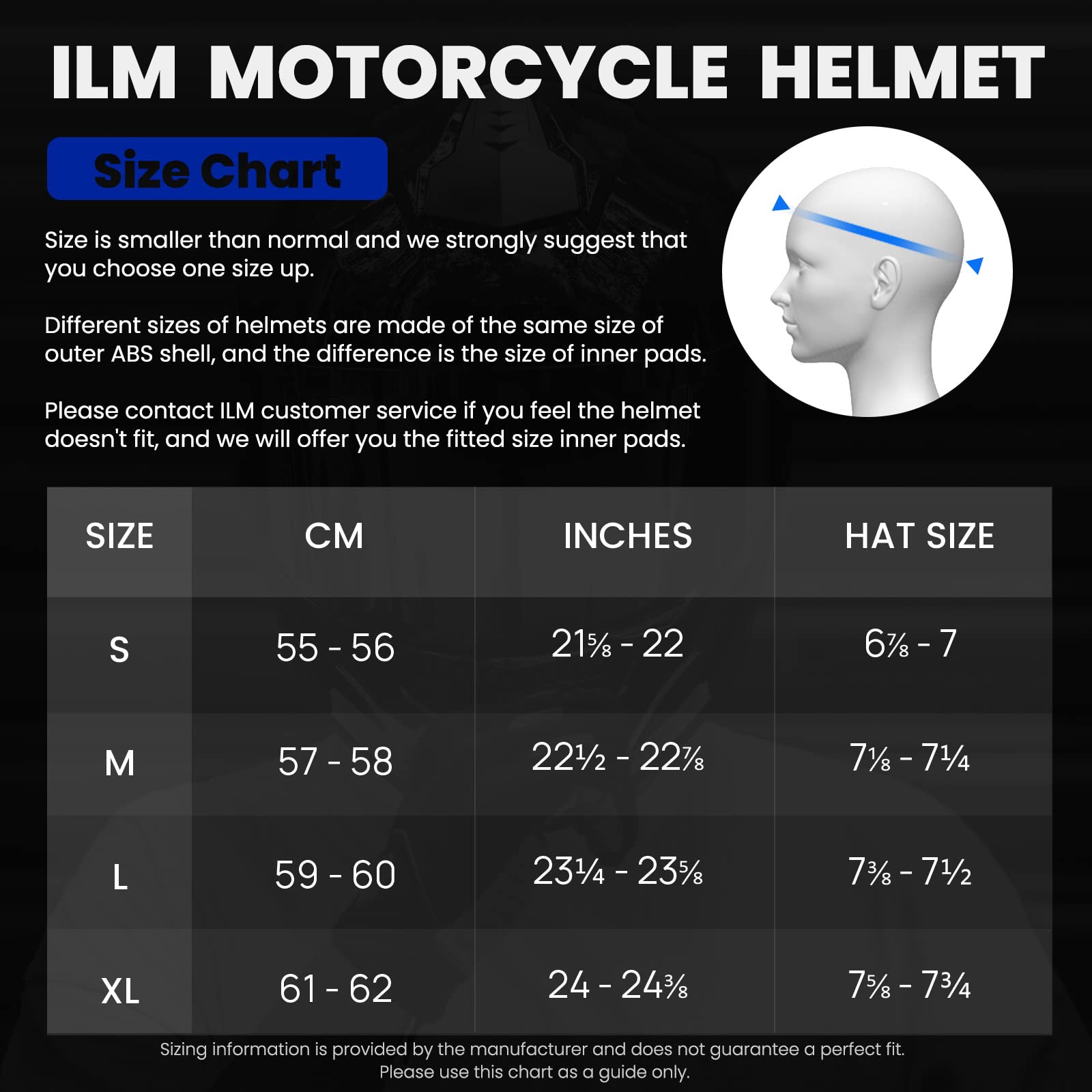 ILM Full Face Snowmobile & Motorcycle Helmet for Men & Women - DOT Approved Dual Sport Helmet with Pinlock Anti-Fog Visor - Ideal for Winter Riding, Off-Road Adventures & Street Biking