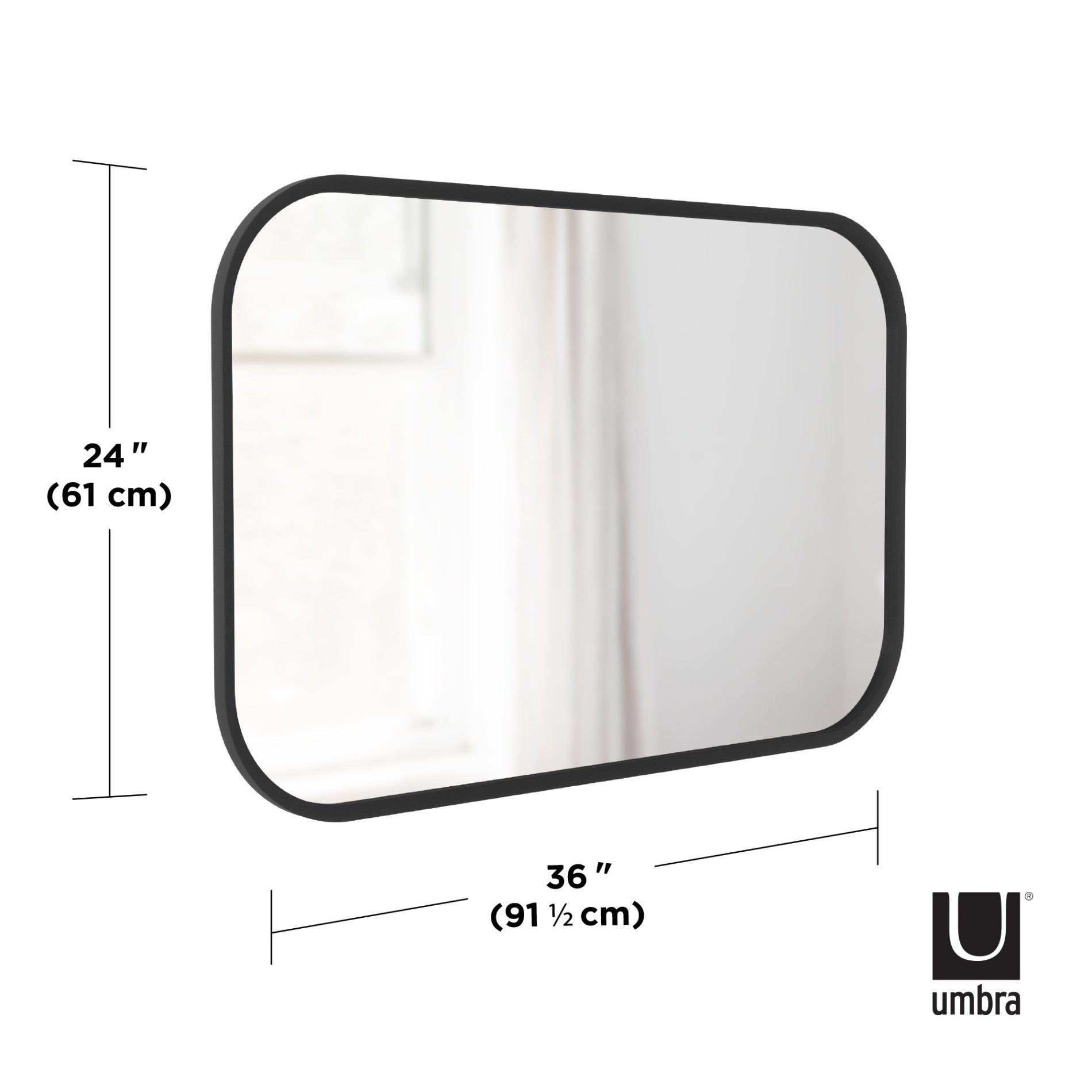 Modern Rectangle Wall Mirror for Living Room, Bedroom & Bathroom – Stylish Home Decor & Functional Vanity Mirror