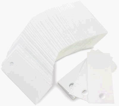 2500 Pack Clear Plastic Ticket Holders - 3.5