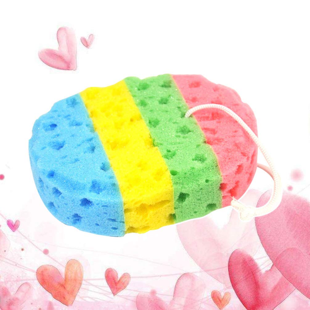**Lurrose Soft Oval Seaweed Bath Sponges (2-Pack) - Exfoliating Body Scrubber for Shower, Sensitive Skin & Kombu Spa Experience**    *(Perfect for Gentle Exfoliation, Deep Cleansing & Relaxing Bath Time)*