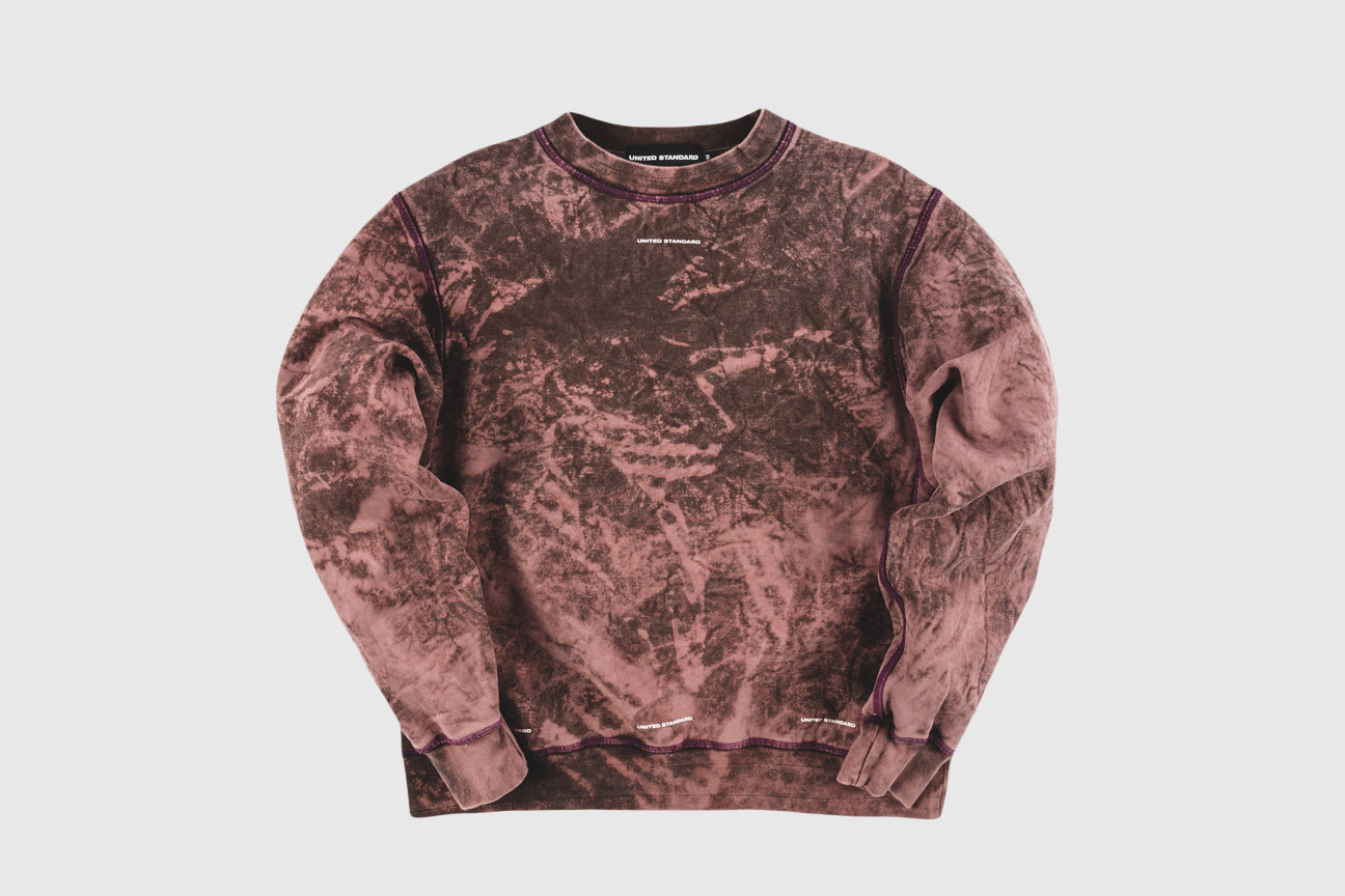 United Standard Basic Acid Crewneck Sweatshirt - Men's Casual Pullover for Streetwear & Everyday Comfort