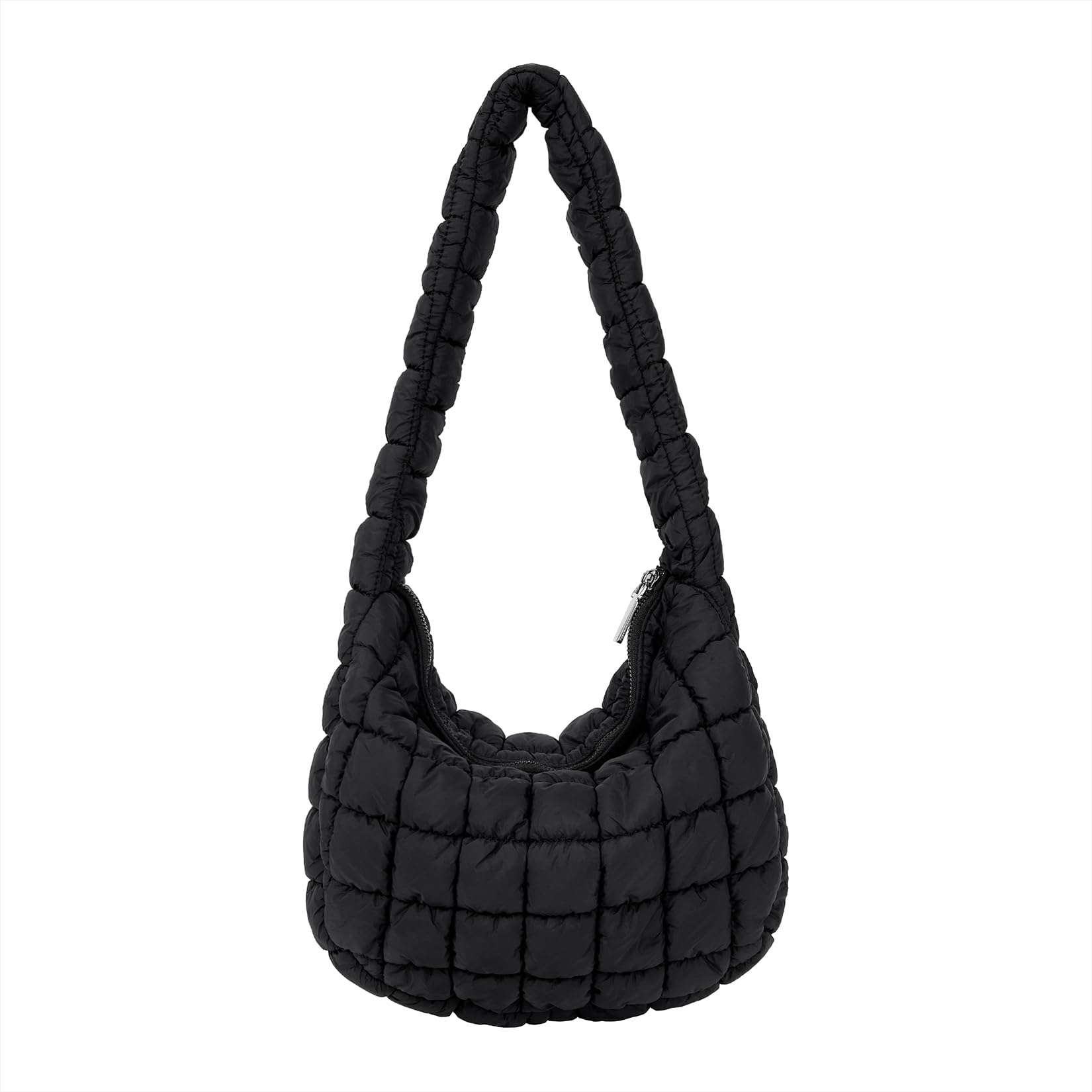 Komorebi Quilted Puffer Tote Bag for Women - Lightweight Nylon Padded Shoulder Bag | Perfect for Work, Travel & Daily Use