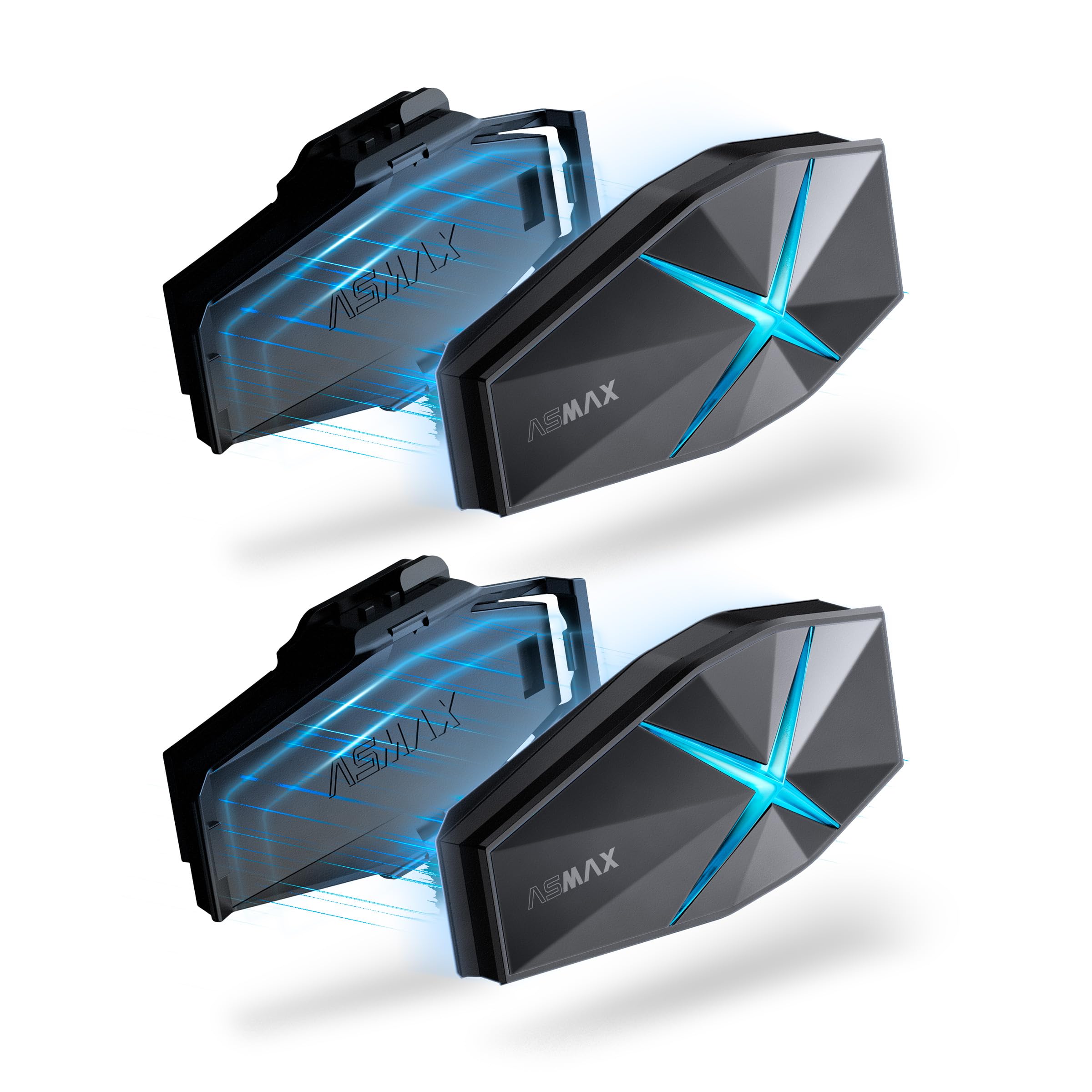 Premium F1 Motorcycle Bluetooth Headset - Hi-Fi Stereo Speakers for ATV, Snowmobile & Skiing | 10-Rider Mesh Intercom System with FM Radio & AI Voice Control | Fast Charging | Ideal for Group Rides, Off-Road Adventures & Winter Sports