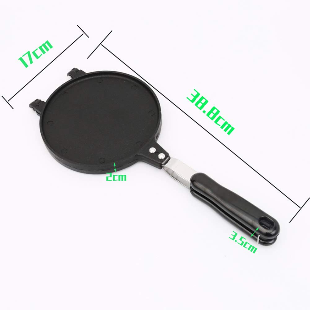 **Electric Waffle Cone Maker & Pancake Iron - 6.7 Inch Double-Sided Nonstick Baking Pan for Crispy Cones, Omelets & Egg Rolls - Perfect for Home Breakfast, Desserts & Party Snacks**