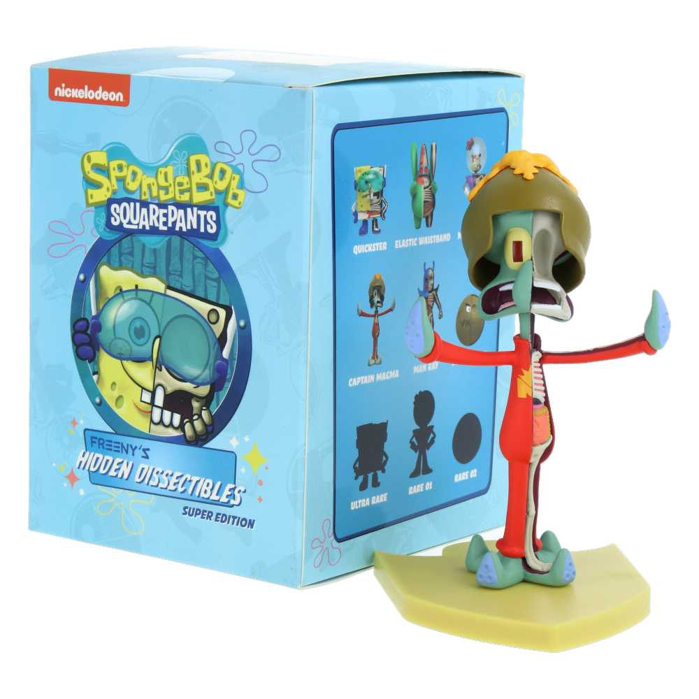 Freeny's Hidden Dissectibles SpongeBob SquarePants Series 04 Super Edition - Collectible Action Figure for Fans & Gift for Kids - Perfect for Display, Play & Surprise Unboxing