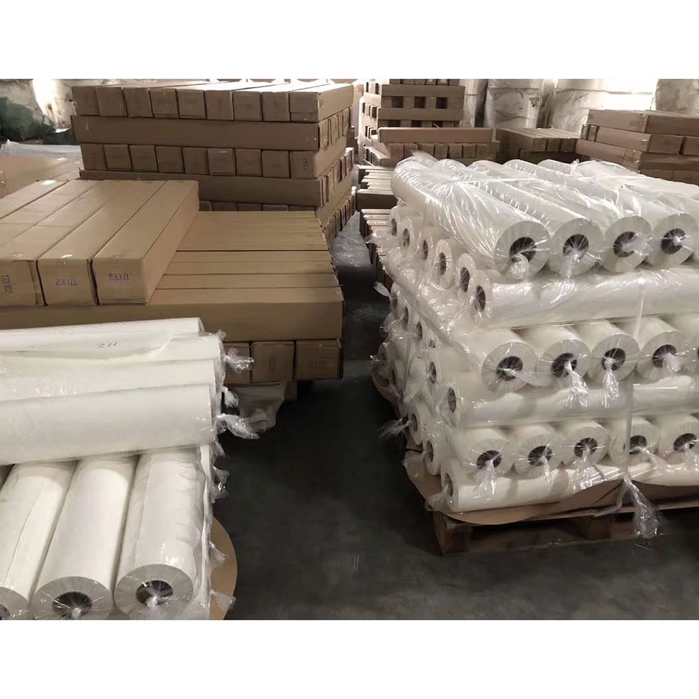 81gsm 44in x 328ft Sublimation Transfer Paper for Heat Printing - 3in Core Roll - US Stock - Perfect for T-Shirts, Mugs, and Fabric Printing