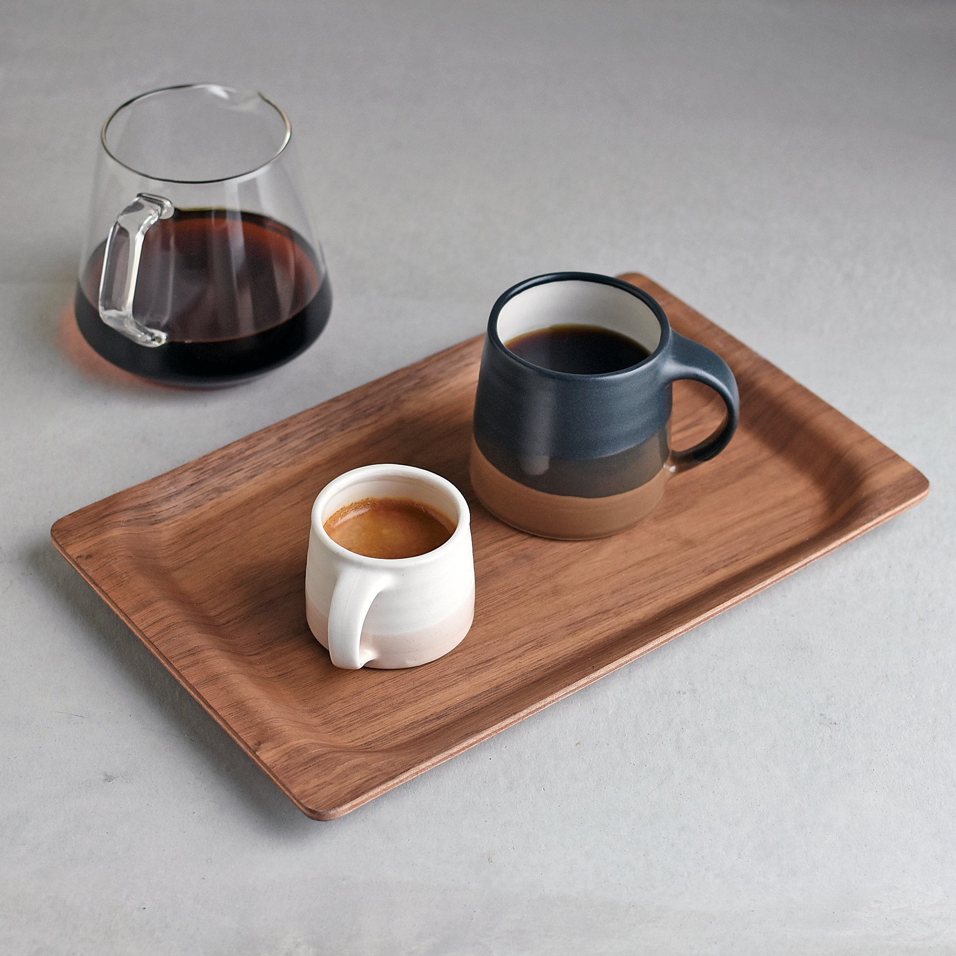 KINTO SCS-S03 20752 Ceramic Coffee Mug - 3.3 oz (110 ml) Navy & White - Microwave & Dishwasher Safe - Perfect for Home, Office & Gifts