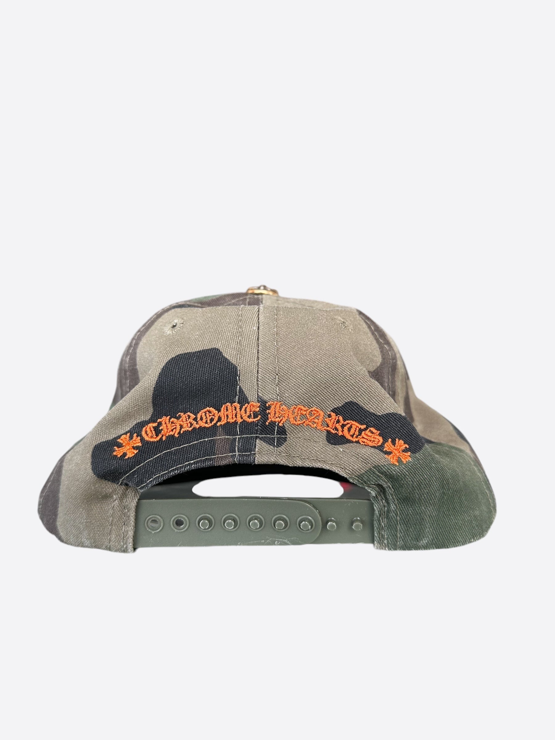 Chrome Hearts Camouflage Orange CH Logo Baseball Cap - Stylish Streetwear Accessory for Men & Women | Perfect for Urban Fashion & Outdoor Adventures