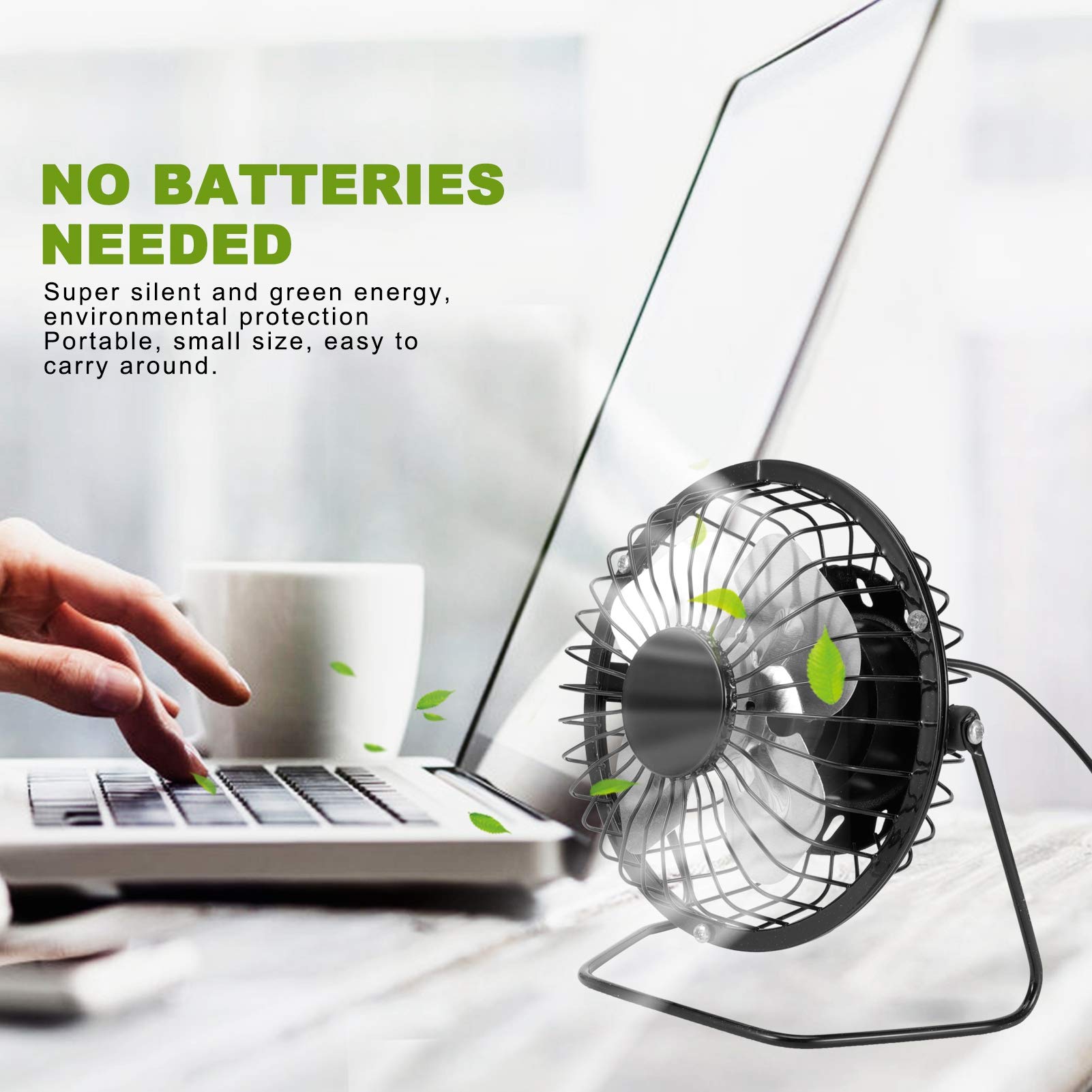 TOPINCN 5W Solar Powered Fan - Mini Portable Cooling Fan with Photovoltaic Solar Panel for Home, Attic, Greenhouse, RV & Roof - Perfect for Outdoor, Camping & Emergency Use