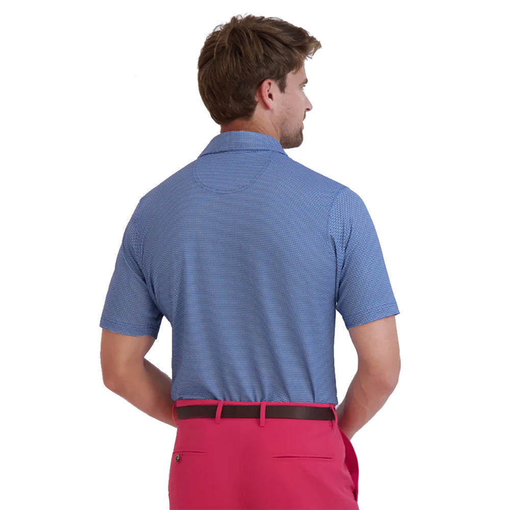 Fairway & Greene Granaway Check Men's Golf Polo Shirt - Breathable & Stylish for Golf, Casual Wear & Outdoor Activities